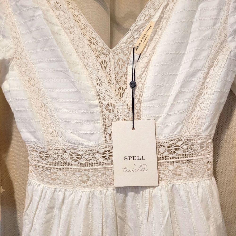 🍒NWT🍒 SPELL TUULA SENORITA GOWN - Picture 12 of 15